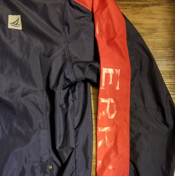 Sperry Top-Sider Full Zip Windbreaker Jacket - Picture 2 of 8